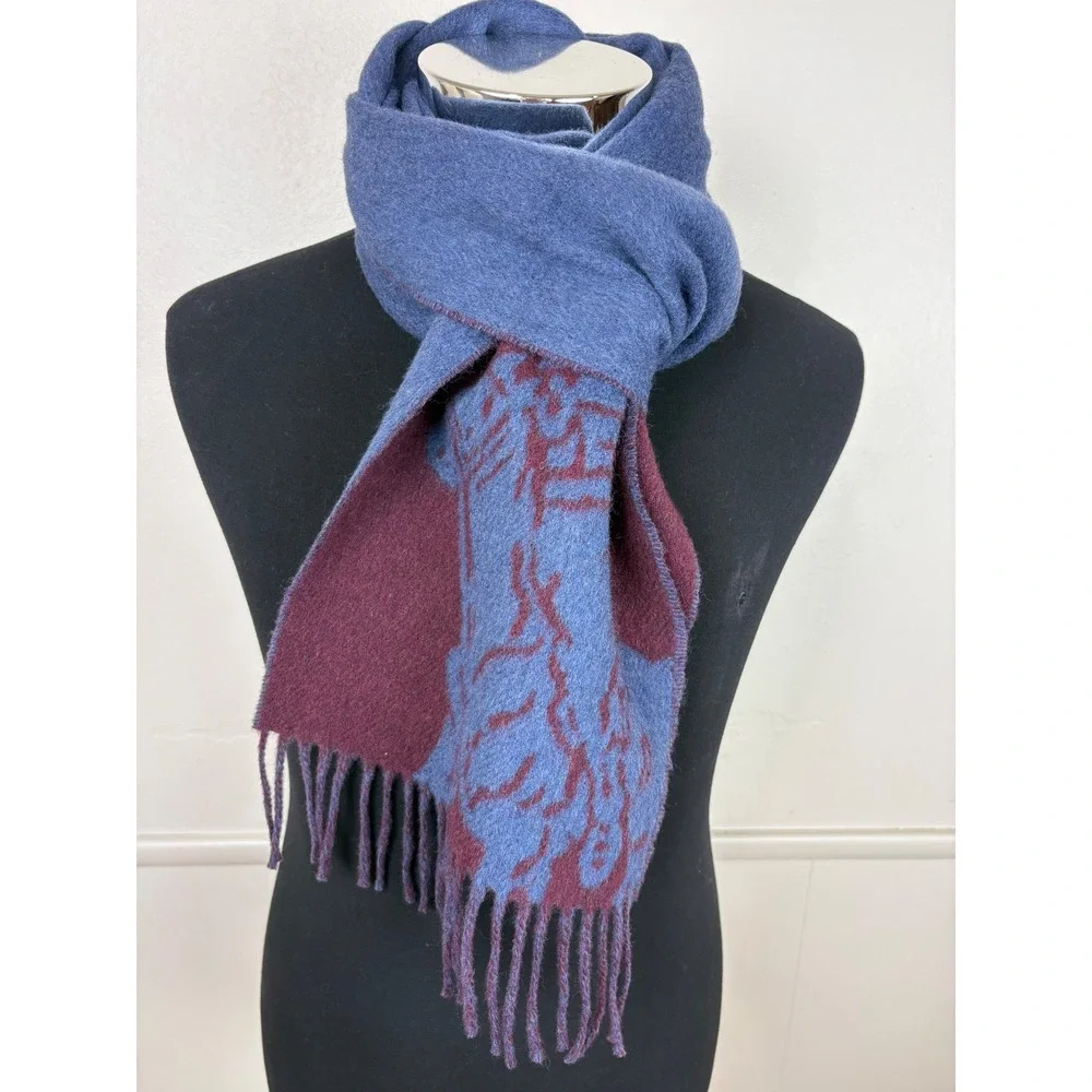 Polo Ralph Lauren Big Pony Reversible Fringe Scarf  10